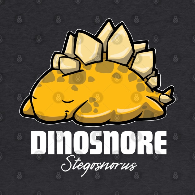 Dinosnore - Sleeping Stegosaurus by DinoMart